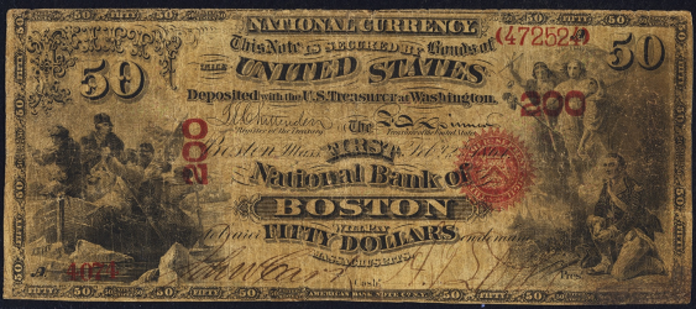 1863 $50 