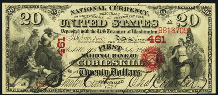 1863 $20 