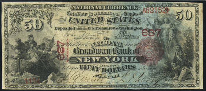 1875 $50 