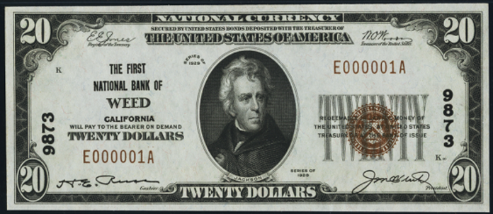 1929 $20 Type 1 - Front